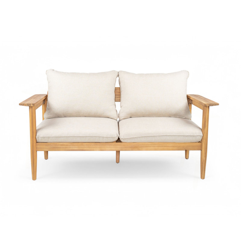 Terassi Outdoor Acacia Wood Loveseat
