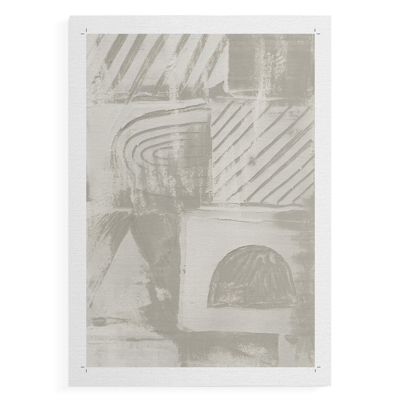 Symbole Scratch I - impression sur toile seulement - non encadrée, H 18 po x l 12 po