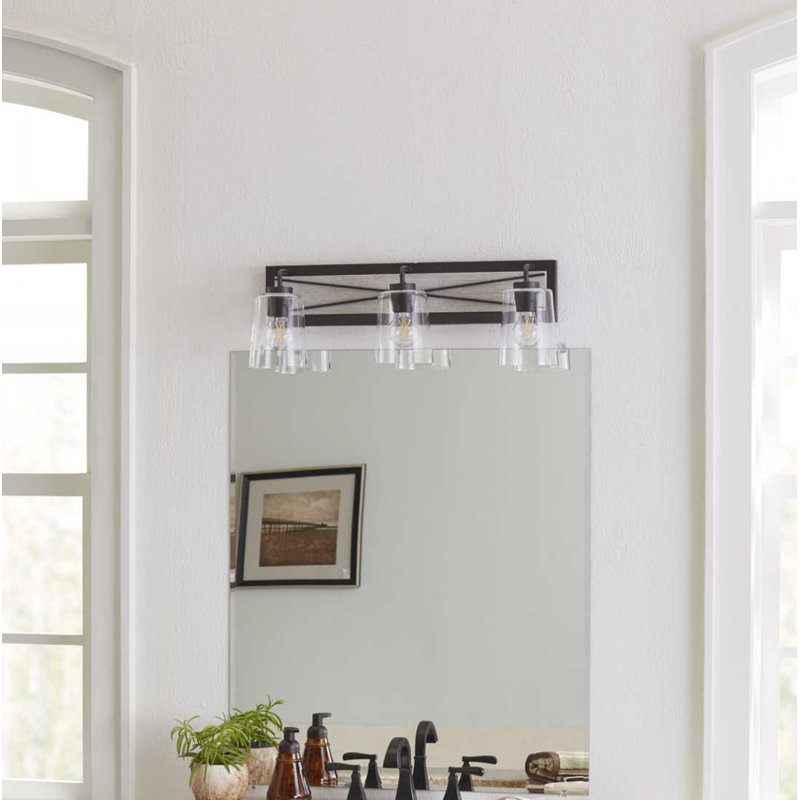 Oisin 3 - Light Dimmable Vanity Light, Graphite