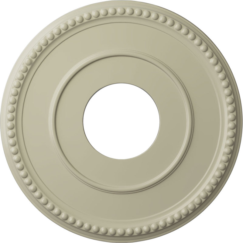 Médaillon de plafond en spirale Endurathane, Jaune clair