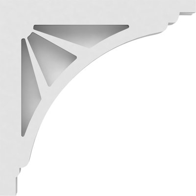 1 7/8"W X 10"D X 10"H Stanford Architectural Grade PVC Corbel