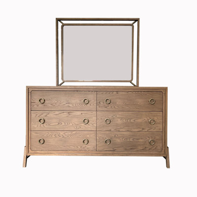 Commode 6 tiroirs au fini latté