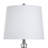 Steel Table Lamp - Brushed Steel