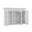 Armoire à pharmacie de 40 pouces avec miroir, rangement mural pour salle de bain avec porte et tablettes, armoire vitrée