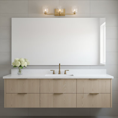 Lochdale Bathroom Bedroom Wall Fixture With Clear Ribbed Shade