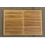 Teak Wood Outdoor Slatted Water Resistant Floor Mat