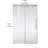 - W x 76'' H Single Added Door Frameless Shower Door with-85752668