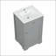 Meuble-lavabo de 20 po avec porte à fermeture douce-1229542315