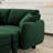 Boucle Fabric Sectional Sofa-117890376
