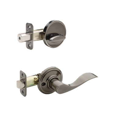 Waverlie Interior Lever With Deadbolt Entry Set