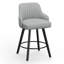 Tabouret de bar pivotant en tissu Modern-1647160122-1647160125