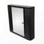 Armoire de salle de bain murale polyvalente avec tablettes intérieures et style moderne