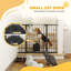 Barrière extra large pour animaux avec petite porte -119937989-119937990