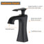 Robinet de salle de bain monotrou Yearby-55048342