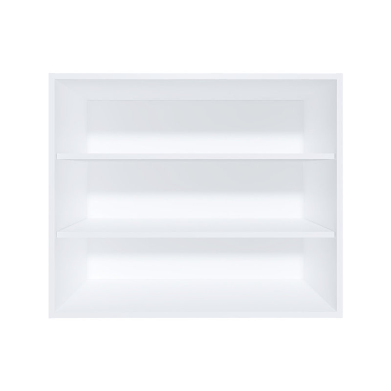Armoire murale de bureau de 30 po h, blanche - élégante et fonctionnelle pour la chambre à coucher, le salon, le garage de 36 po de large convient à divers espaces comme le bureau,