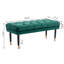 Repose-pieds capitonné en velours avec repose-pieds-347632136