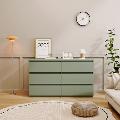 Grande commode 6 tiroirs Green