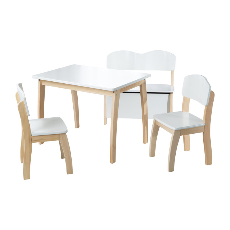 Kids 4 Piece Rectangular Play Table