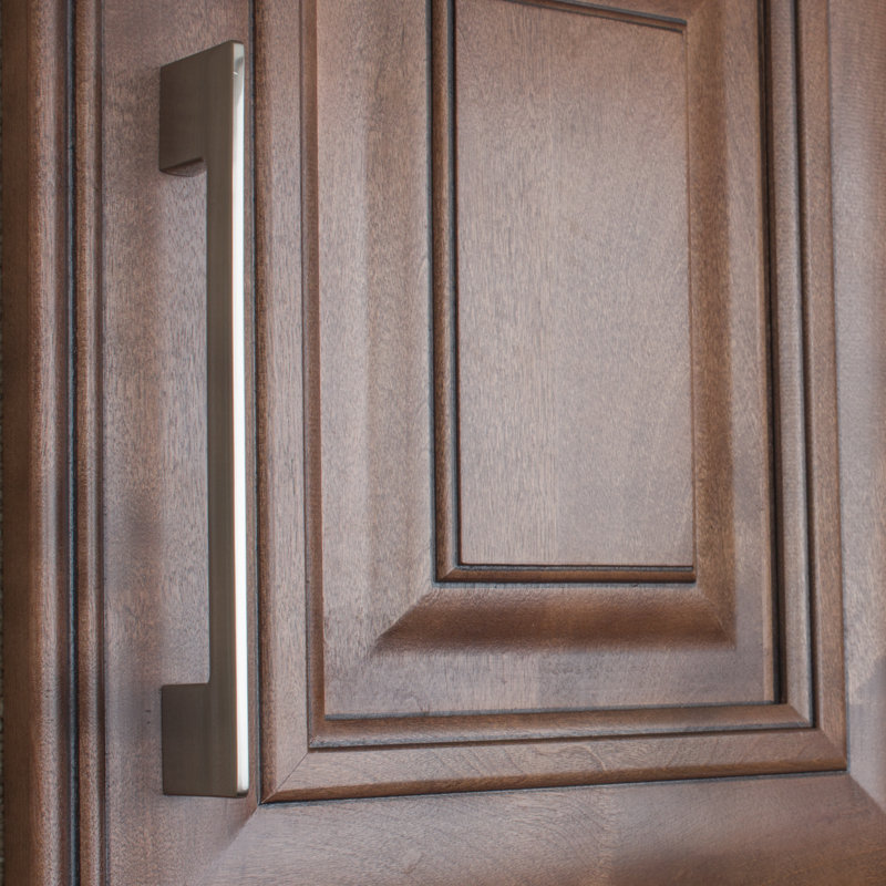 Thin Rail Cabinet 11 3/8" Center Bar Pull Multipack, Satin Nickel