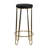 Everman Upholstered Counter Stool with Metal Frame