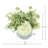 Messerly Hydrangea and Eucalyptus Faux Floral Arrangement-1627867306