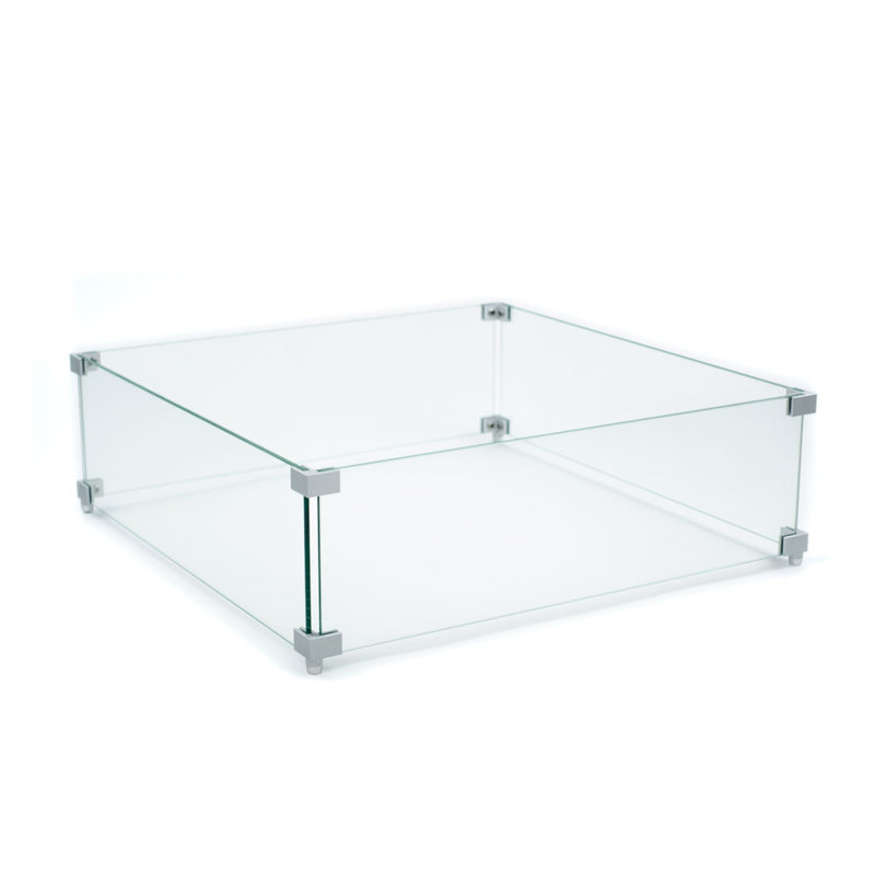 Pare-brise en verre trempé carré 26 po x 26 po Brooklyn