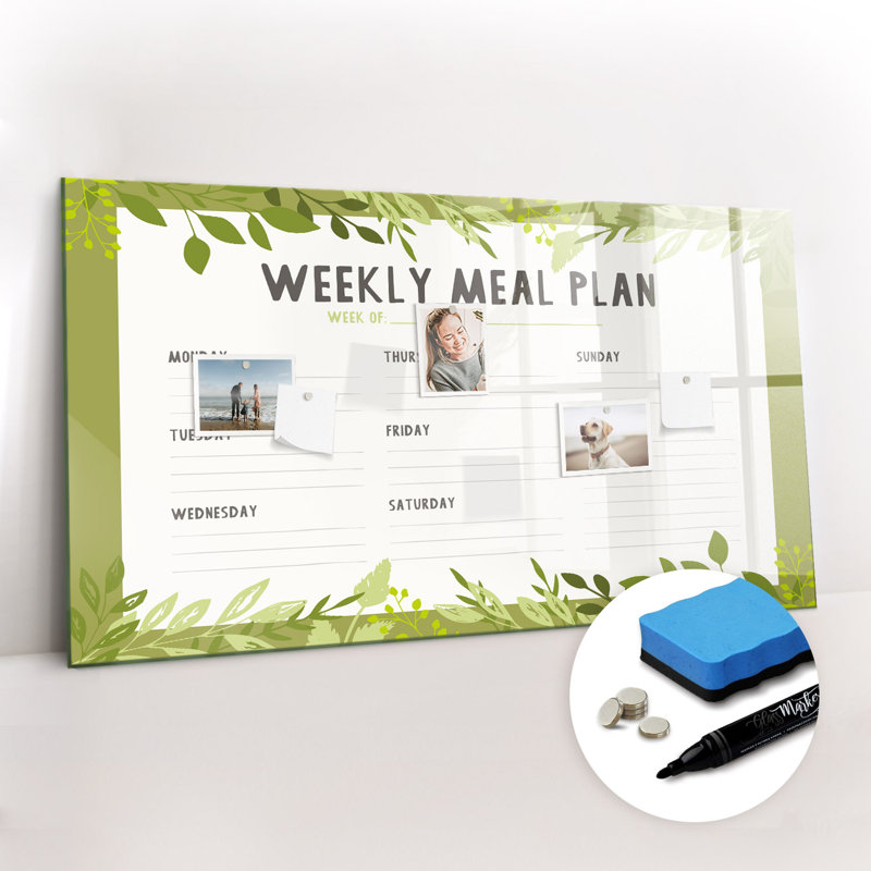 Magnetic Glass Dry Erase Board