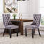 Chaises de salle à manger, chaise de salle à manger rembourrée haut de gamme avec anneau clouté-511006597-511006614-531111163