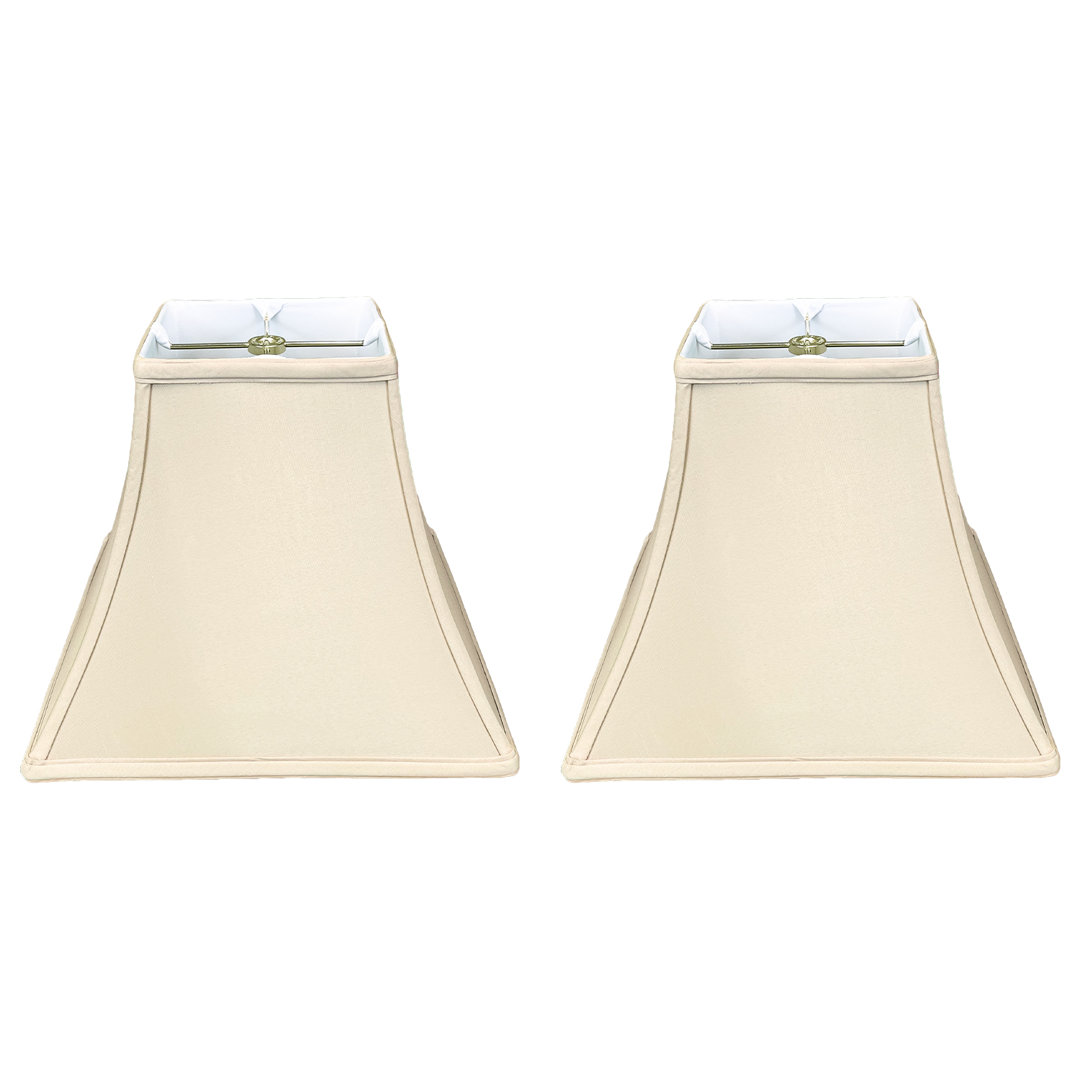Inc. Regal Basic Shade Silk Bell Lamp Shade (Set of 2) Rosdorf Park