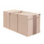 Sac de rangement surdimensionné pour terrasse moderne L 60 po x l 24 po x H 28 po Monterey, beige