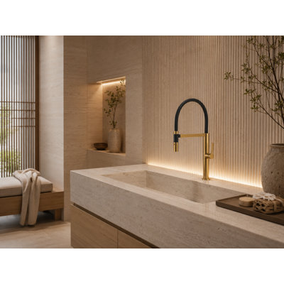 Maestro Bath Curva Pull Out Kitchen Faucet