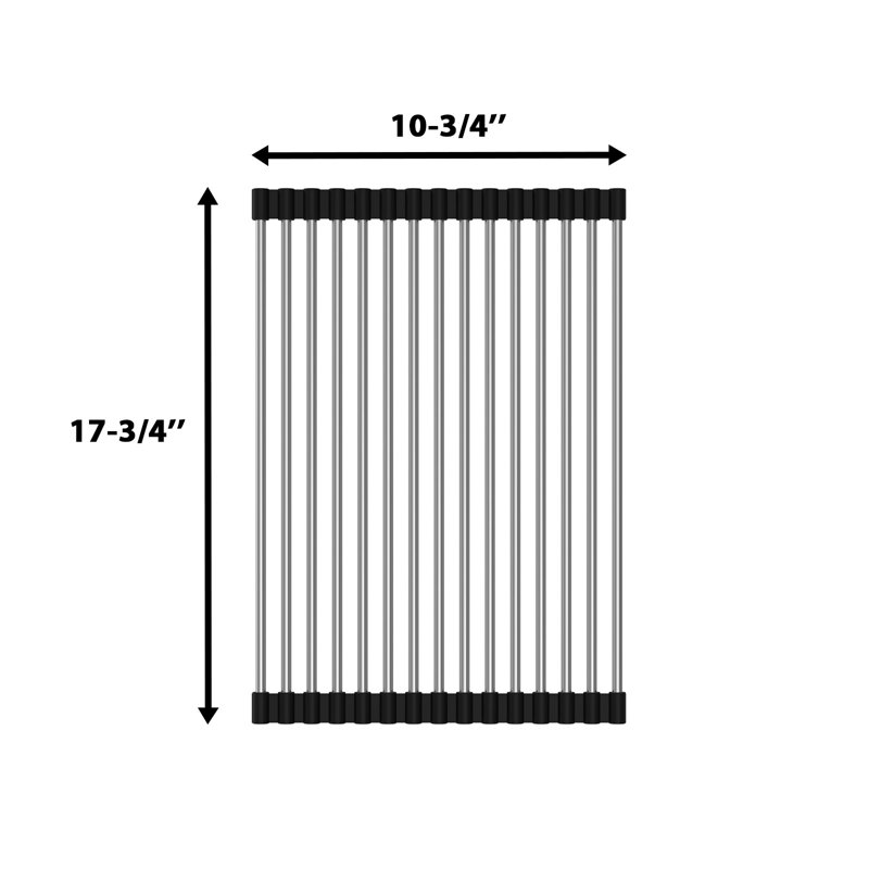 Stainless Steel Over The Sink Dish Rack