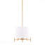 Lustre - configuration 5 lumières, abat-jour tambour-541980528