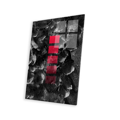 Imprimé océan noir sur verre acrylique