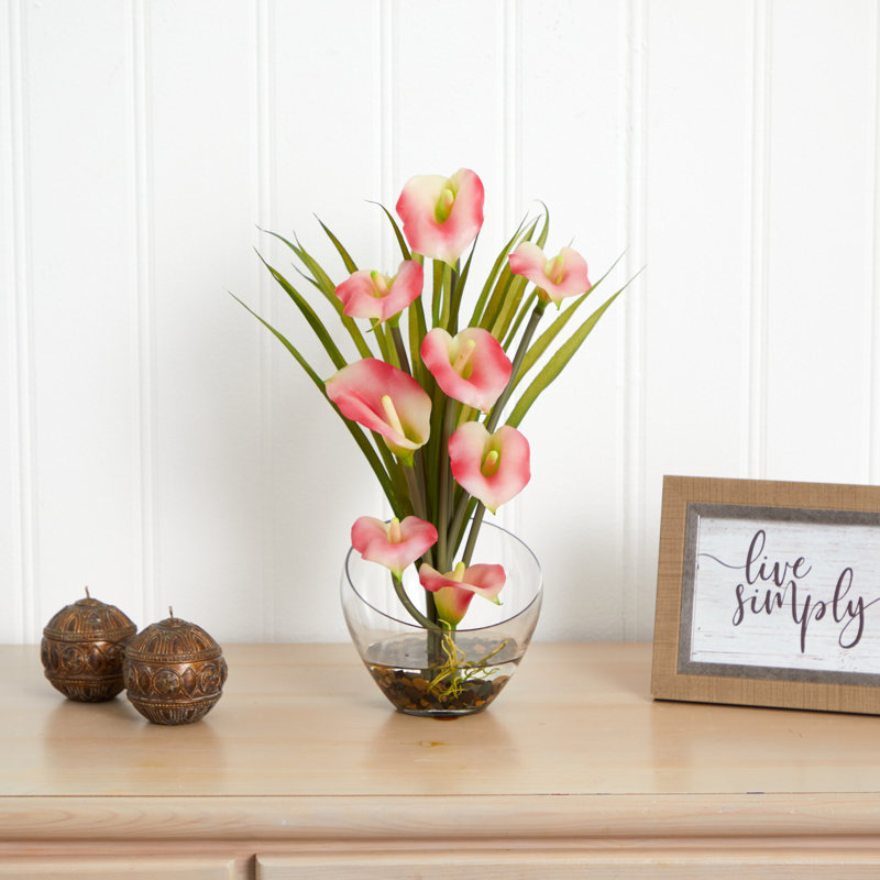 Arrangement in Vase, Pink