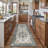2'X6' Washable  Vintage Traditional Floral Aesthetic Runner Rug Non-Slip Brown-122570664-122570657