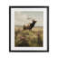 «Elk in the Wildflower Meadow», reproduction sous verre encadrée, design par Arlington Prints-130826228-130826229
