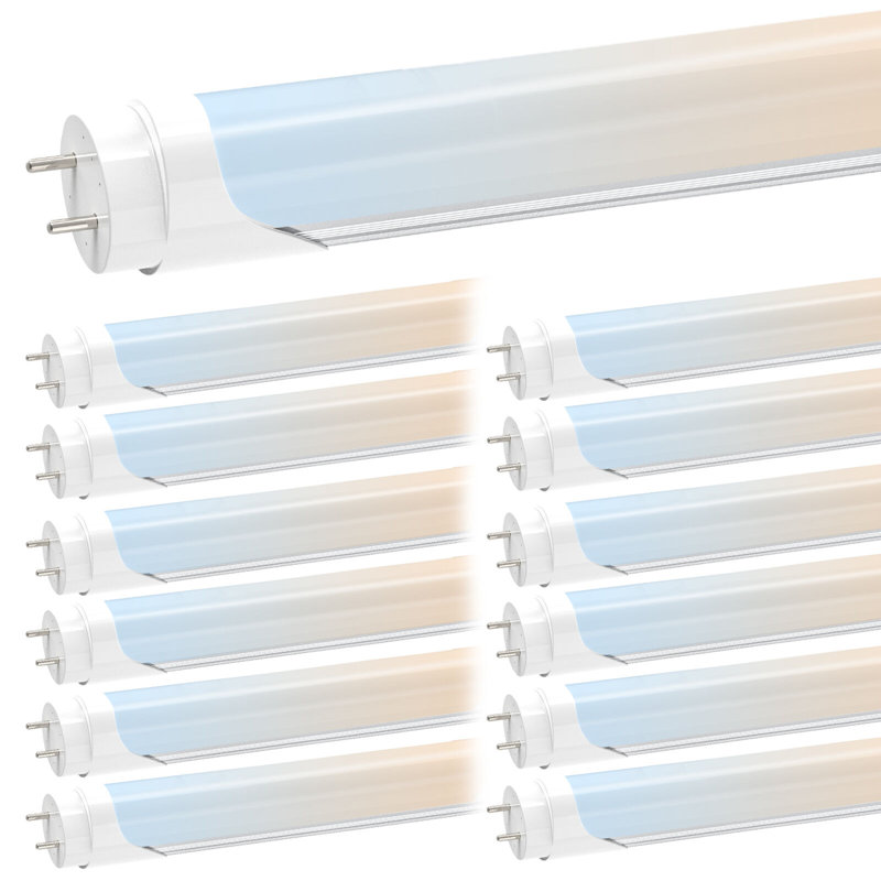 Paquet de 12 ampoules à DEL T8 de 4 pi 24 pi 6 pi Jesled