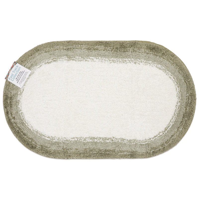 Tapis pour salle de bain Fast Track, Vert, L 24 po x L 40 po
