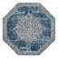Tapis bleu / gris à motif abstrait Weingartner-598818149