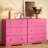 Painted 3-Drawer Nightstand For Bedroom-585351904