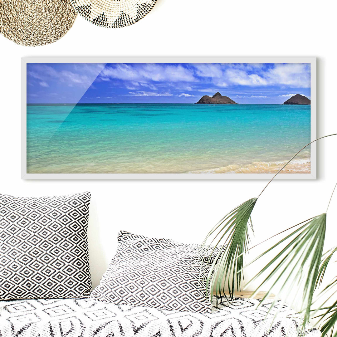 Picture With Frame - Paradise Beach - Panorama Landscape - A