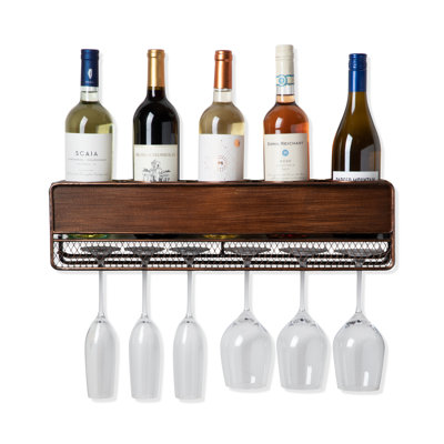 Rustic Wine Shelf by TRUE
