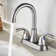 Centerset 2-handle Bathroom Faucet with Drain Assembly