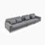 Upholstered L-Shaped Sectional Right Hand Facing-634679996