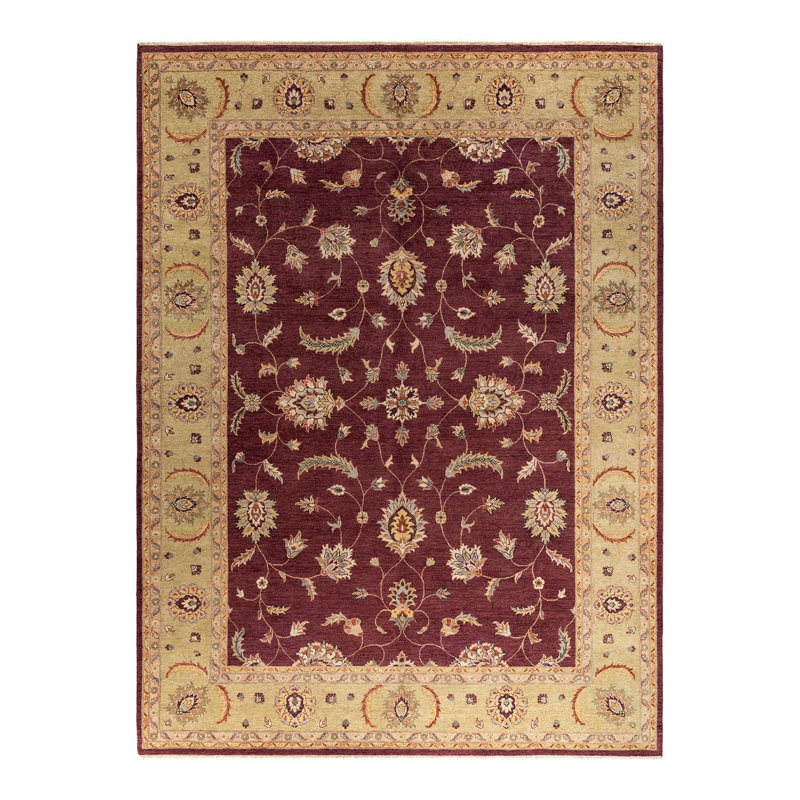 Overdyed One-of-a-Kind 9' 2" X 12' 3" Hand Knotted Area Rug