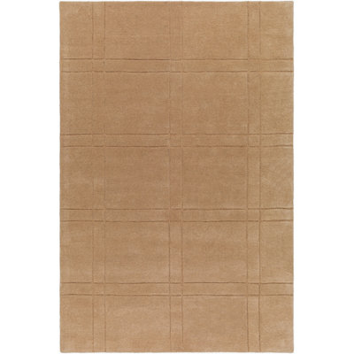 Sioeli Tan Hand Tufted Area Rug