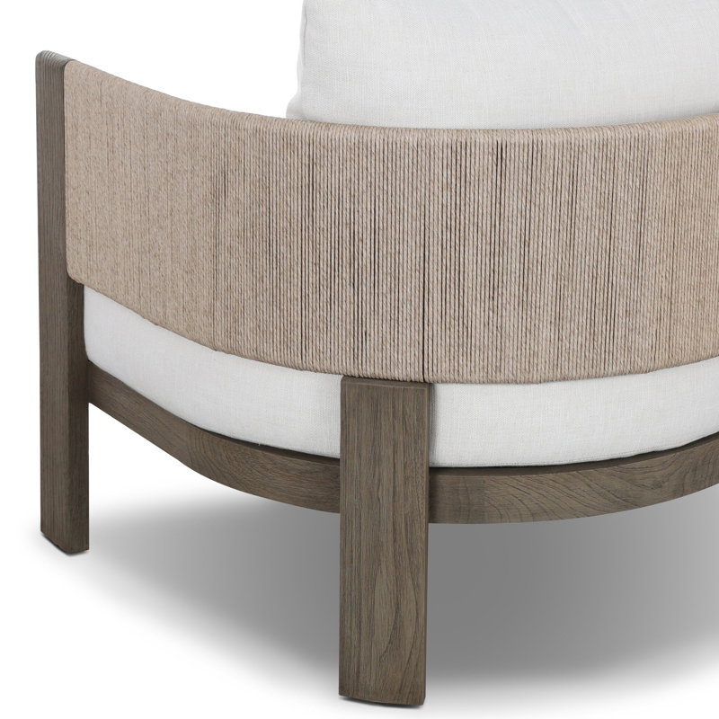 Delancy Outdoor Chair-Arashi Salt, Stained Aged Gray, Vergo Cream