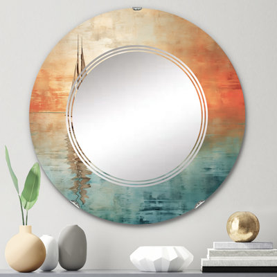 Bircotes - Miroir mural moderne rond