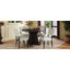 Ensemble de table de salle à manger 5 pièces, table de cuisine avec 4 chaises rembourrées pour les petits espaces-1377118980